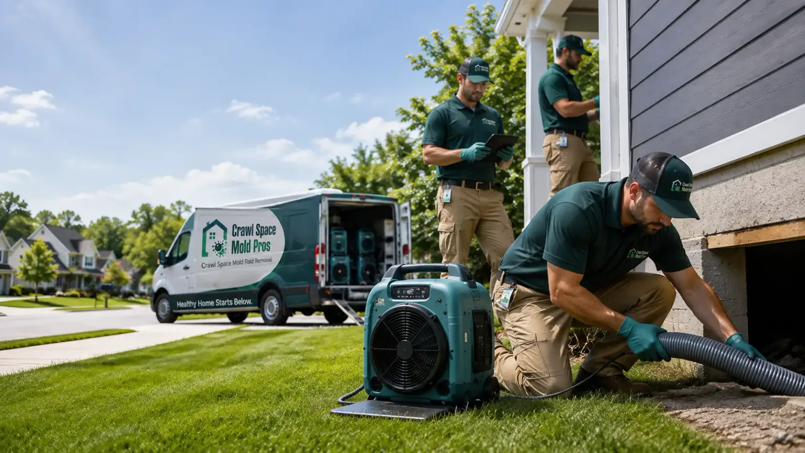 Crawl Space Mold Removal in Pleasantville, IA